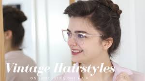 They are styles that look trendy even today. Vintage Hairstyles For Long Straight Hair Youtube