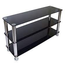 modern glass tv stand cabinet unit at