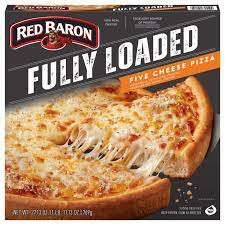 red baron pizza fully loaded five cheese