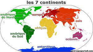 Carte Du Monde Continents Et Océans - Continent : définition et explications