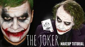 the joker easy halloween makeup and