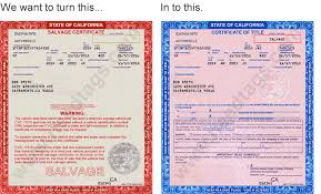 Maybe you would like to learn more about one of these? How To Clear A Salvage Certificate In California