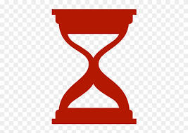Hourglass Sand Timer Red Icon Clipart