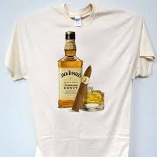 whiskey cigars t shirt cool jack