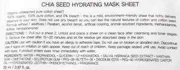the face chia seed hydrating mask