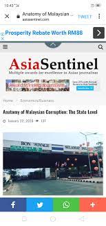 Najib's 'ops lalang' is here: Murray Hunter Asia Sentinel Anatomy Of Corruption The State Level Weehingthong