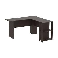 Make our address your address. Safdie Co L Shaped Computer Desk With 2 Shelves Cappuccino Staples Ca