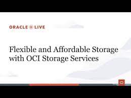 cloud storage oracle