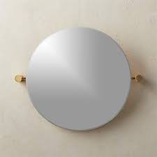 Tilt Round Bathroom Mirror 24