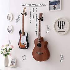 Guitar Wall Hanger Guitar Shaped Metal