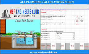 all plumbing design calculations sheet