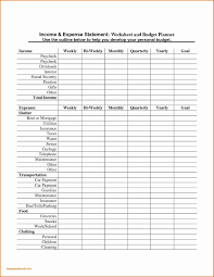 Weekly Income And Expense Spreadsheet Template Bi Expenses