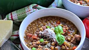 sausage lentil soup katie s cucina