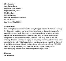 Just type over the sample text and replace it with your own. Cover Letter For Part Time Job 12 Sample Letters Examples