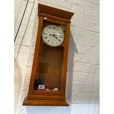 London Clock Company Oak Cased Wall