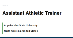 istant athletic trainer job with