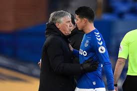 Jugador del @everton y selección colombia @fcfseleccioncol bienvenidos⚽. Ancelotti Explains James Rodriguez Substitution Gives Gomes Injury Update Royal Blue Mersey