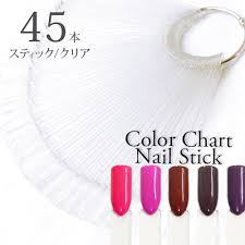 In Nail Color Chart Stick Clear Approximately 45 Motoiri Not Quite Perfect Product Gel Nail Art Sample