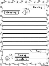 Free Friendly Letter Writing Template With Scaffolding For