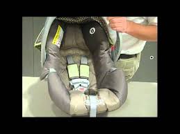 harness on a graco infant car seat