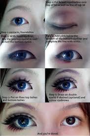 fake lashes makeup tutorial for big