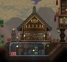 You have to play on a single pc, but it's super fun to have each player customize a member of the squad, and then pass the controller when it's their turn. Click This Image To Show The Full Size Version Terraria House Design Terraria House Terrarium Base