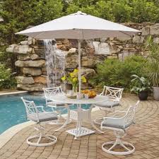 Choose a patio umbrella with tilt functions to get more options for shade. Rocking Patio Dining Sets Patio Dining Furniture The Home Depot