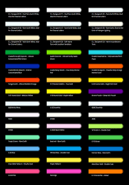 Neon Color Chart Neon Colors Architecture Details Chart