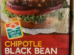 chipotle black bean burger nutrition