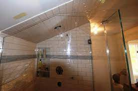 This video shows how to install a recessed ceiling shower light for those do it yourselves! Lights For Sloped Bathroom Ceiling Swasstech