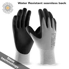 1pair Work Glove Back Water Resistant