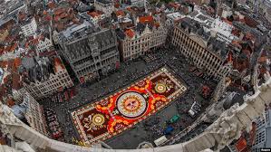brussels flower carpet emblazons city