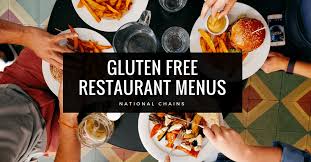 240 Gluten Free Restaurant Menus You Must Check Out In 2019