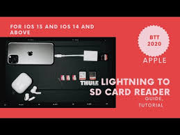 Apple Lightning To Sd Card Camera Reader 2020 Ios 14 Youtube