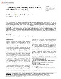 male workers in lima peru