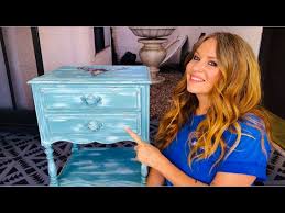 how to chalk paint furniture with two