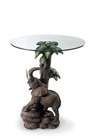 0728n animal sculpture end table