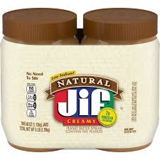 jif natural creamy peanut er spread