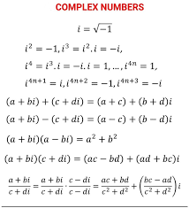 Learning Mathematics Complex Numbers