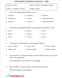 Measurement worksheets our grade 5 measurement worksheets give students practice in converting between different measurement units for length, mass and volume and in converting units of measurement between the customary and metric systems. Metric And Imperial Conversions Doingmaths Free Maths Worksheets