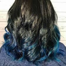 Ombre hair is fun and stylish. Blue Ombre Hair Color Light And Dark Shades 2017