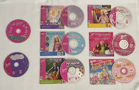 barbie lot of 8 older pc cd rom games