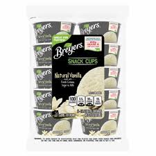 breyers snack cups ice cream natural