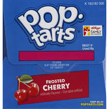 pop tarts toaster pastries frosted cherry