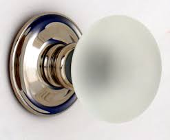 Frosted Smooth Glass Door Knobs