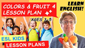 esl kids lesson plan fruit salad