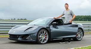 Jenson Button drives a new Emira on ...