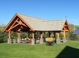 post and beam pavilion kettle river