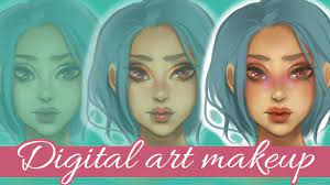 beginners digital art makeup tutorial
