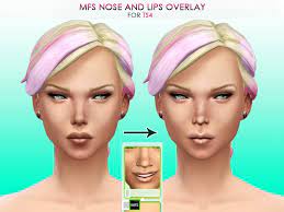 the sims resource nose and lips mask